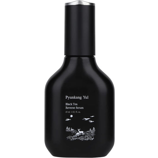 Pyunkang Yul PKY Black Tea Boosting Serum, Condensed Nutrition for Fine Line Care with Kombucha, Ginseng Fruit Extract, Zero-Irritation, Korean Skincare (1.52 Fl. Oz, 45ml)